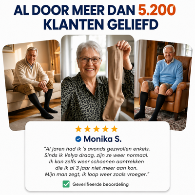 Compressiekousen met handige ritssluiting